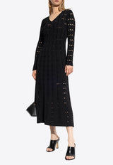 Rhiannon Pointelle Midi Dress