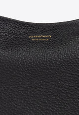 XS Gancini Leather Hobo Bag