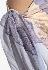 Bandana Print Frayed Pareo