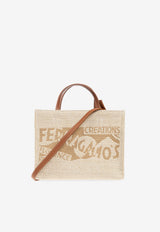 Medium Jacquard Canvas Tote Bag