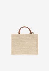 Medium Jacquard Canvas Tote Bag