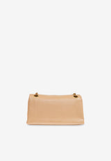 Mini Dual Chain Crossbody Bag in Smooth Leather