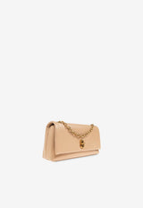 Mini Dual Chain Crossbody Bag in Smooth Leather