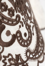 Ascension Embroidered Linen Mini Shorts