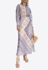 Lucky Bias Linen Maxi Skirt