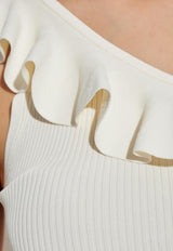 One-Shoulder Ruffled Top