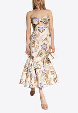 Coco Tie Front Midi Dress