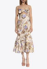 Coco Tie Front Midi Dress