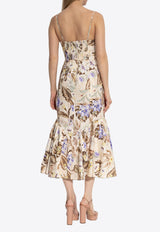 Coco Tie Front Midi Dress