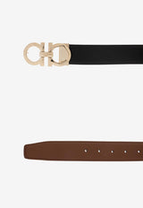 Reversible and Adjustable Gancini Belt