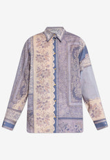 Lucky Bandana Print Relaxed Shirt