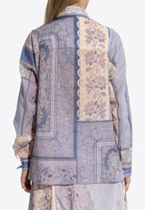 Lucky Bandana Print Relaxed Shirt