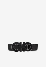 Ferragamo Double-Sided Belt - Black 670566 DOUBLE ADJUS 786334-NERO