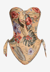 Coco Scarf Tie One-Piece Swimsuit