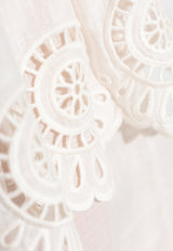 Tiered Ruffle Midi Skirt