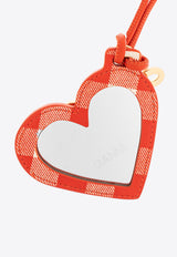 Bou Heart Checked Mirror