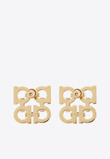 Four Gancini Stud Earrings