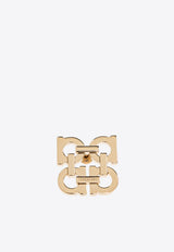 Four Gancini Stud Earrings