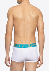 Medusa Boxer Shorts with Greca-Border