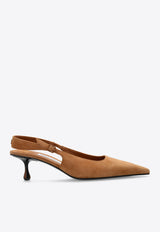 Amel 50 Suede Slingback Pumps