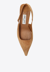 Amel 50 Suede Slingback Pumps