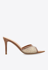 Gianvito Rossi Rania 85 Crystal Embellished Mules Pink G15040 85RIC-COZPRND