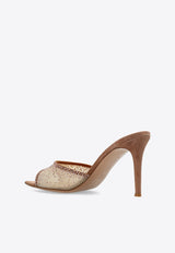 Gianvito Rossi Rania 85 Crystal Embellished Mules Pink G15040 85RIC-COZPRND