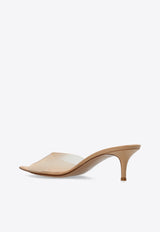 Elle 55 Pointed-Toe Plexi Sandals