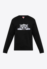 Tiger Head Crewneck Sweatshirt