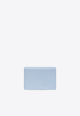 GANNI Dog Print Cardholder Light Blue A6777 5898-326