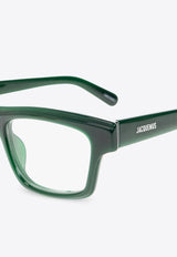 Jacquemus Square-Framed Optical Glasses Transparent JAC104 0-C2OPT
