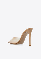 Gianvito Rossi Elle 105 Pointed-Toe Plexi Sandals Beige G11900 15RIC-GSVNUNU