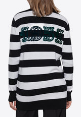 Fiemme Striped Wool Cardigan