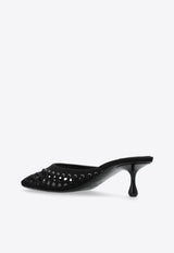 Pixie 50 Woven Satin Mules