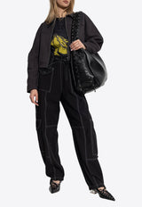 Logo Embroidered Zip-Up Jackets