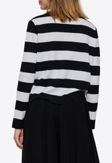 Max Mara Viterbo Striped Wool Sweater VITERBO 2521366091-007