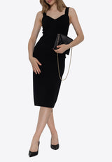 Teak Sheath Midi Dress