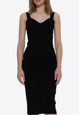 Teak Sheath Midi Dress