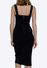 Teak Sheath Midi Dress