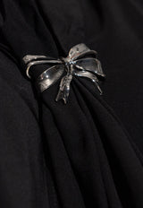 Leonida Foulard Collar Silk Blouse