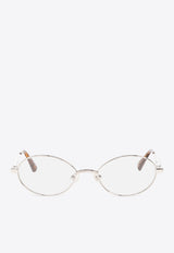 Jacquemus Oval-Framed Optical Glasses Transparent JAC114 0-C1OPT