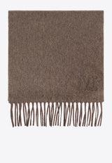 Max Mara Wsdalia Monogram Embroidered Cashmere Scarf WSDALIA 2524546311-037