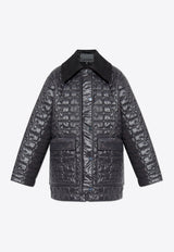 Shiny Quilted Jacket