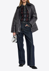 Shiny Quilted Jacket