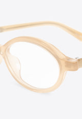 Jacquemus Oval-Framed Optical Glasses Transparent JAC123 0-C3OPT