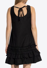 GANNI Dress with Straps Black W0905 6479-099