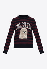 Poodle Striped Sweater