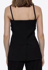 Max Mara Veruska Blazer-Inspired Bustier Top VERUSKA 2521166031-004