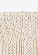 Chunky-Knit Twist Socks