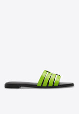 Ines Leather Flat Sandals